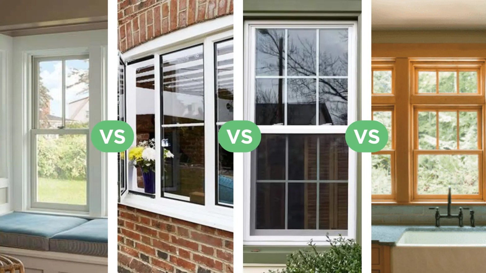 Pros and cons of different window materials