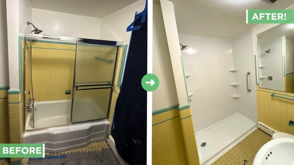 Yankee Home's Bathtub shower conversion services in Hamden CT