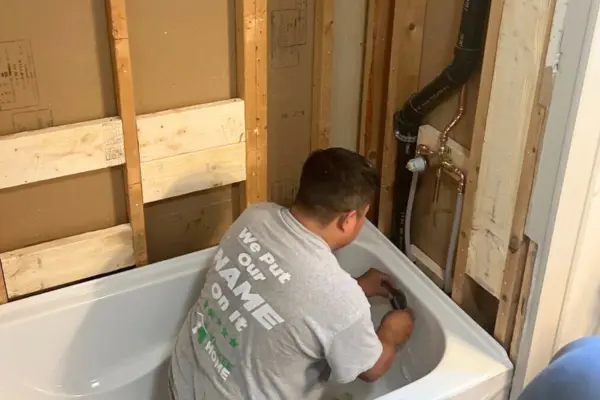 Shower to tub conversion