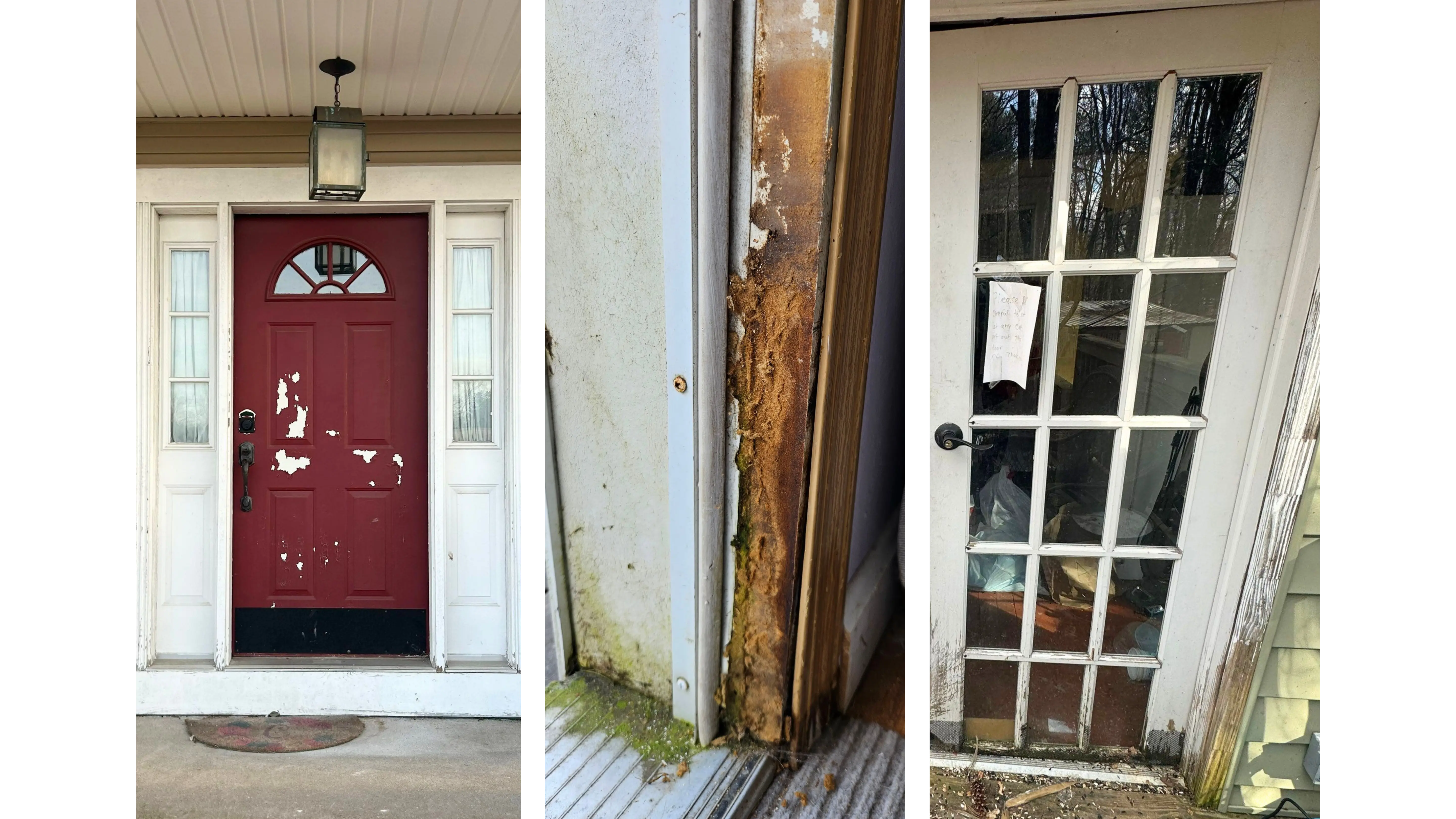 Signs of wear and tear on your doors!
