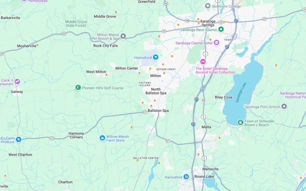 Yankee Home Ballston Spa NY Completed Project Map